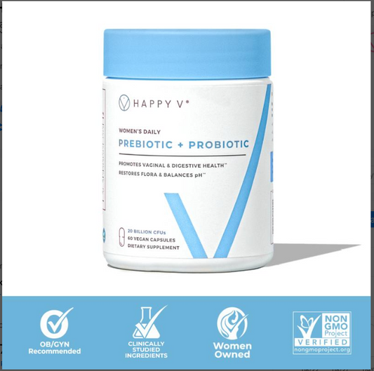 Happy V Vaginal Prebiotic + Probiotic